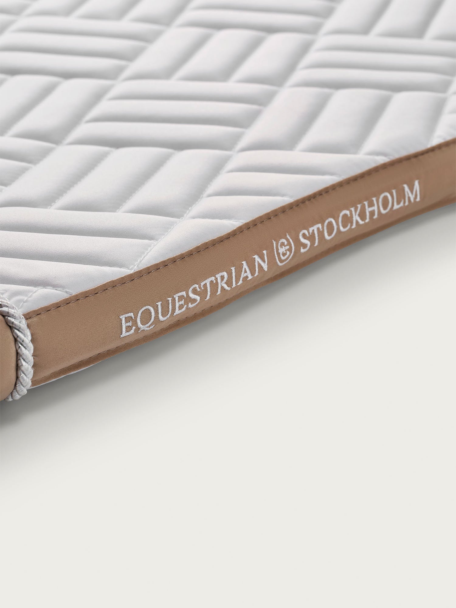 Dressage Saddle Pad Modern White Sand