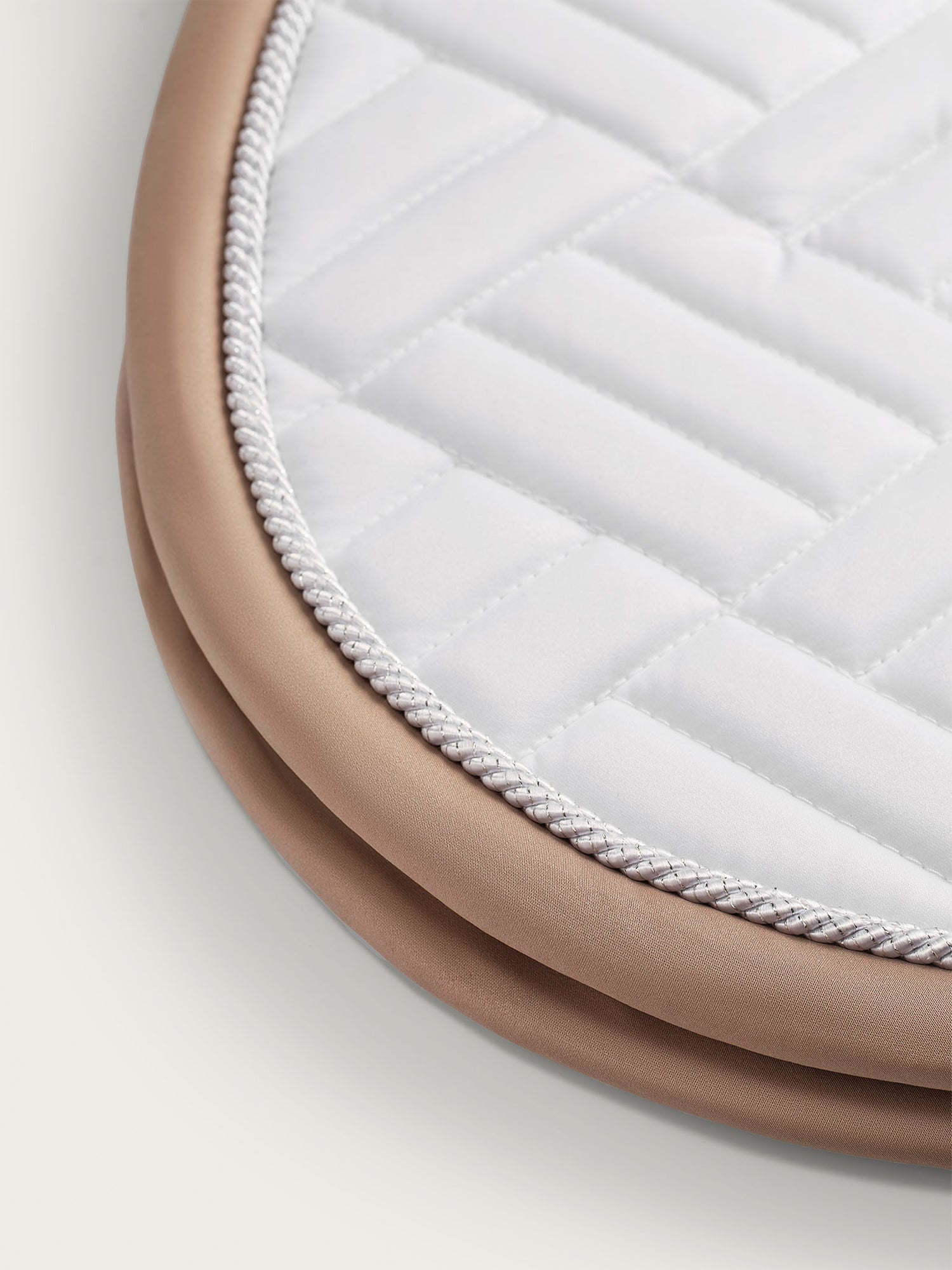 Jump Saddle Pad Modern White Sand