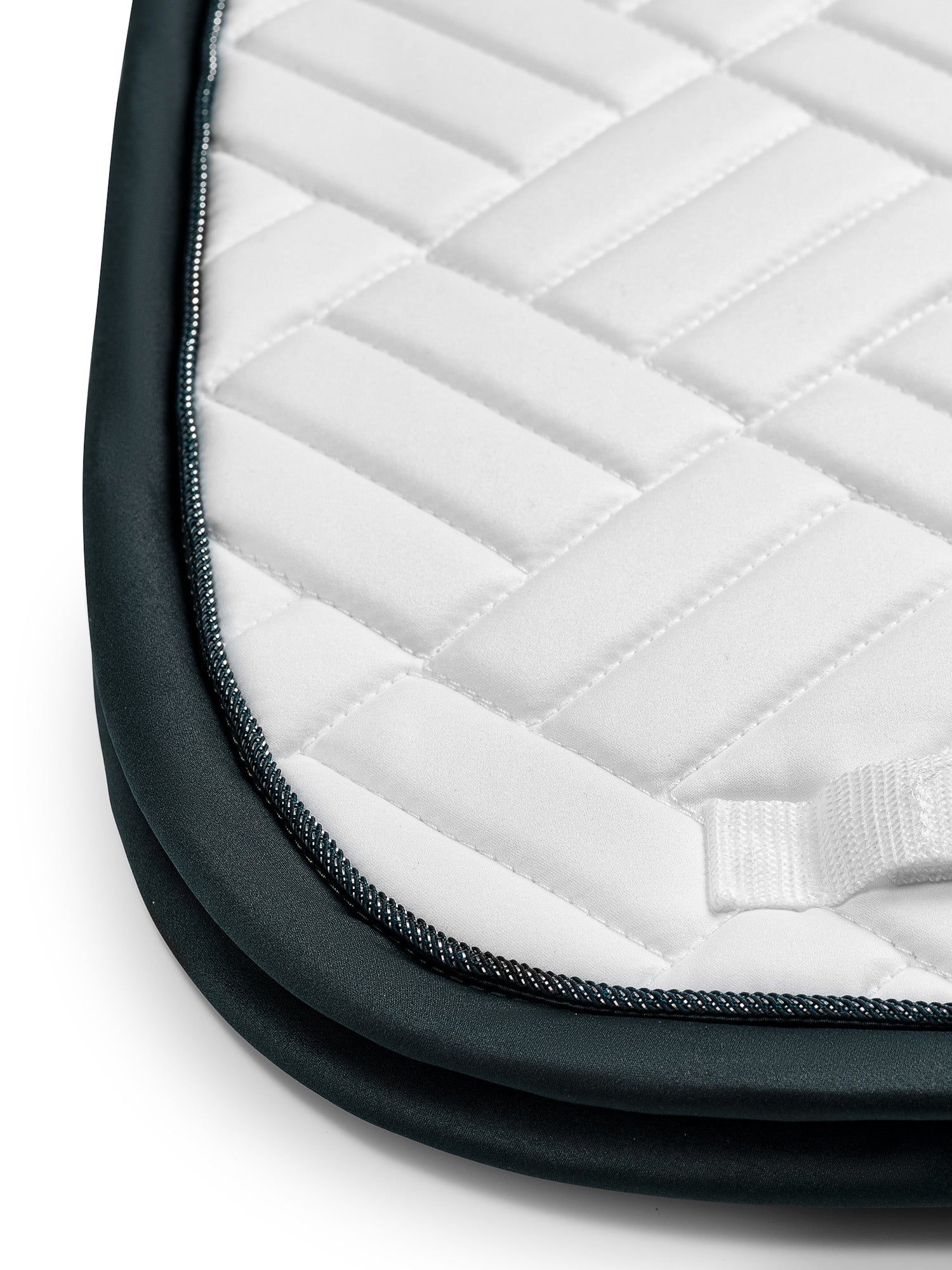 Dressage Saddle Pad Modern White Dramatic Monday