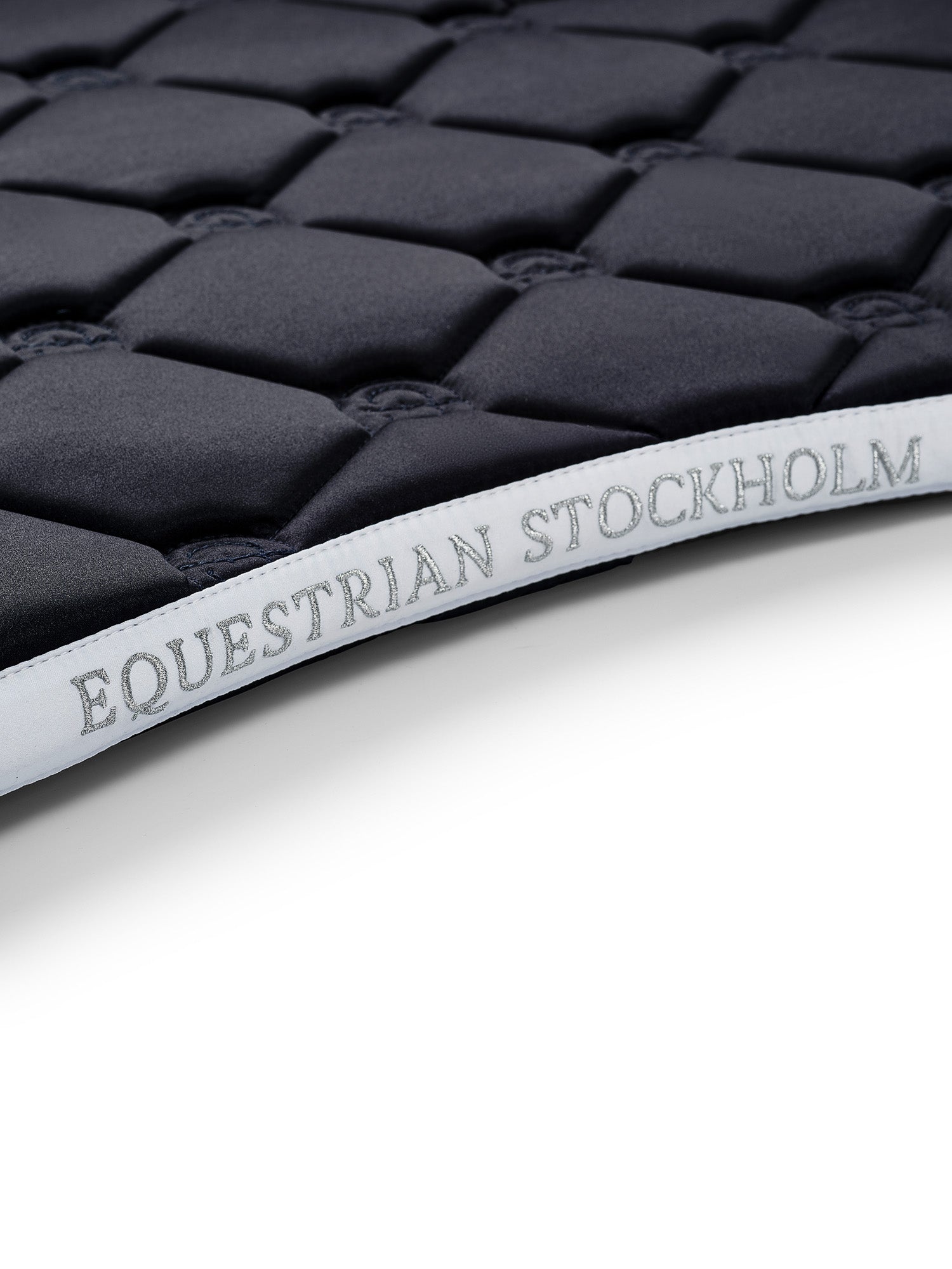 Dressage Saddle Pad Midnight White Edge