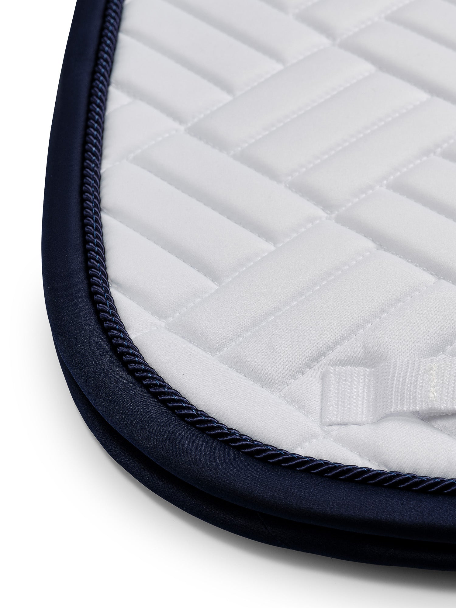 Dressage Saddle Pad Modern White Navy