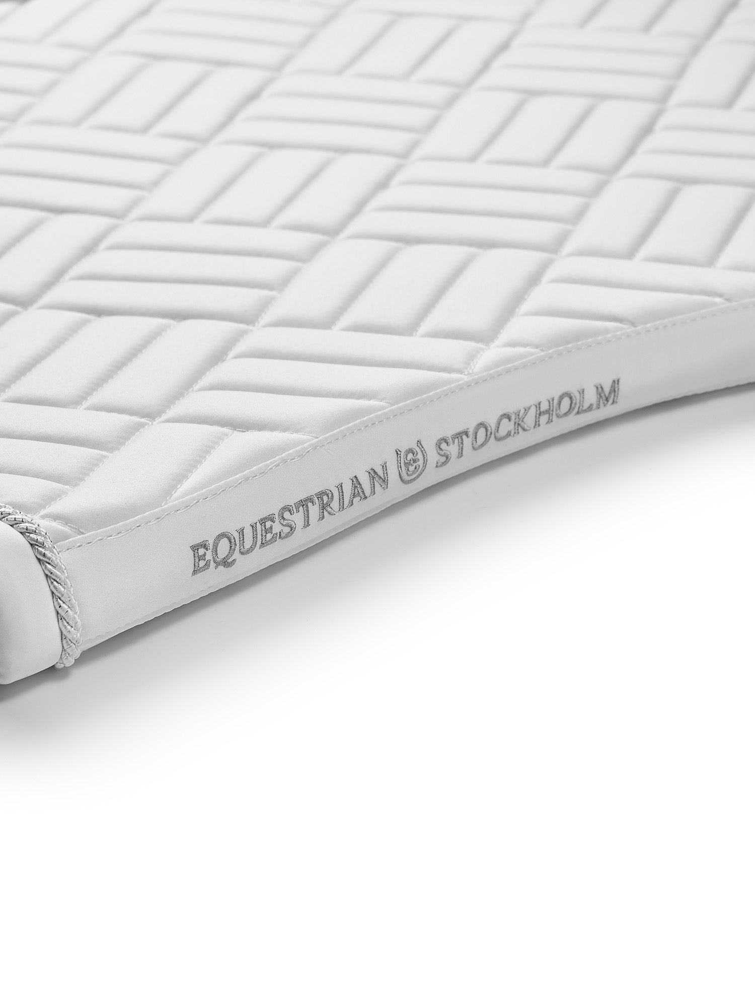 Dressage Saddle Pad Modern White Perfection