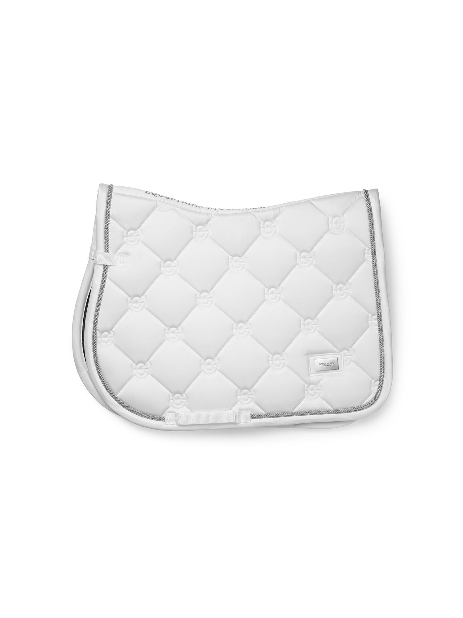 Jump Saddle Pad White Perfection Silver