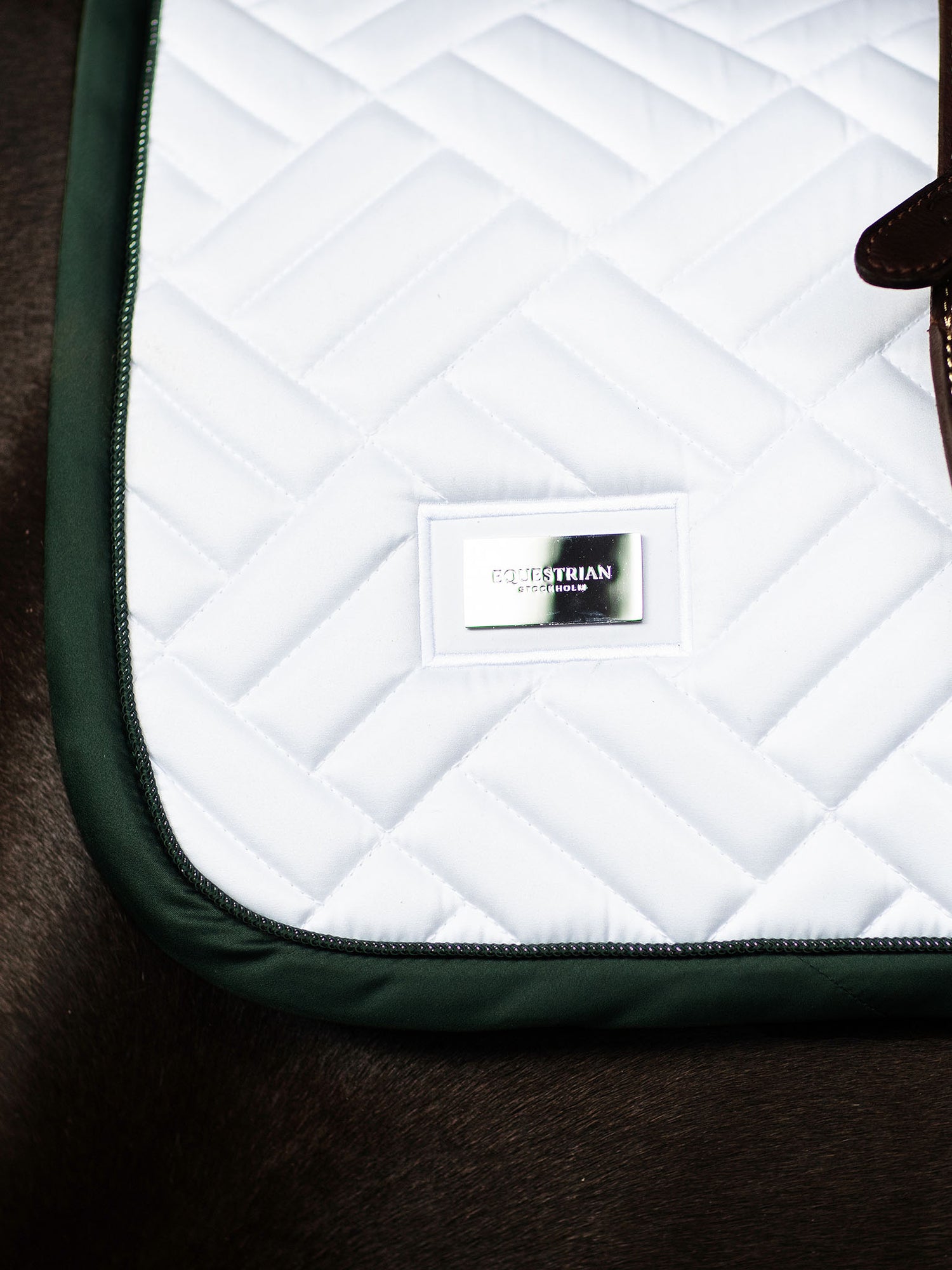 Tapis de Saut Modern White Sycamore Green