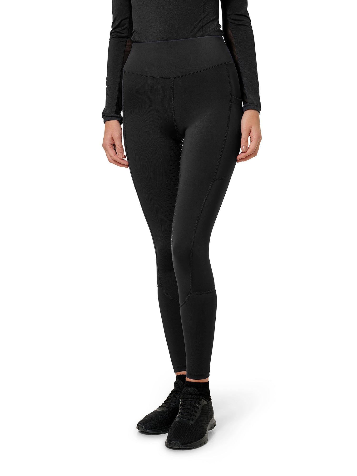 Dressur Reitleggings Movement All Black