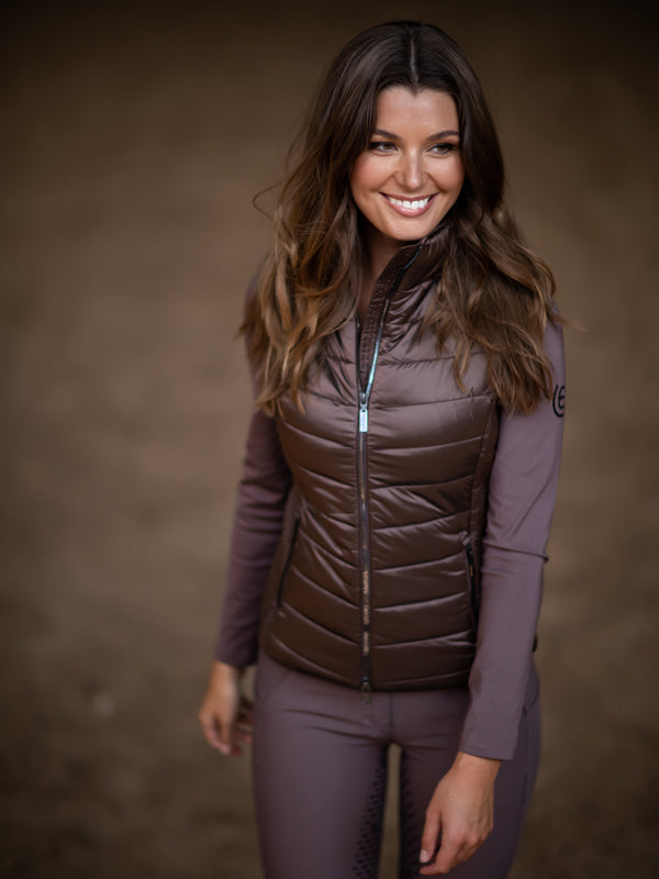 Equestrian Vest Amaranth