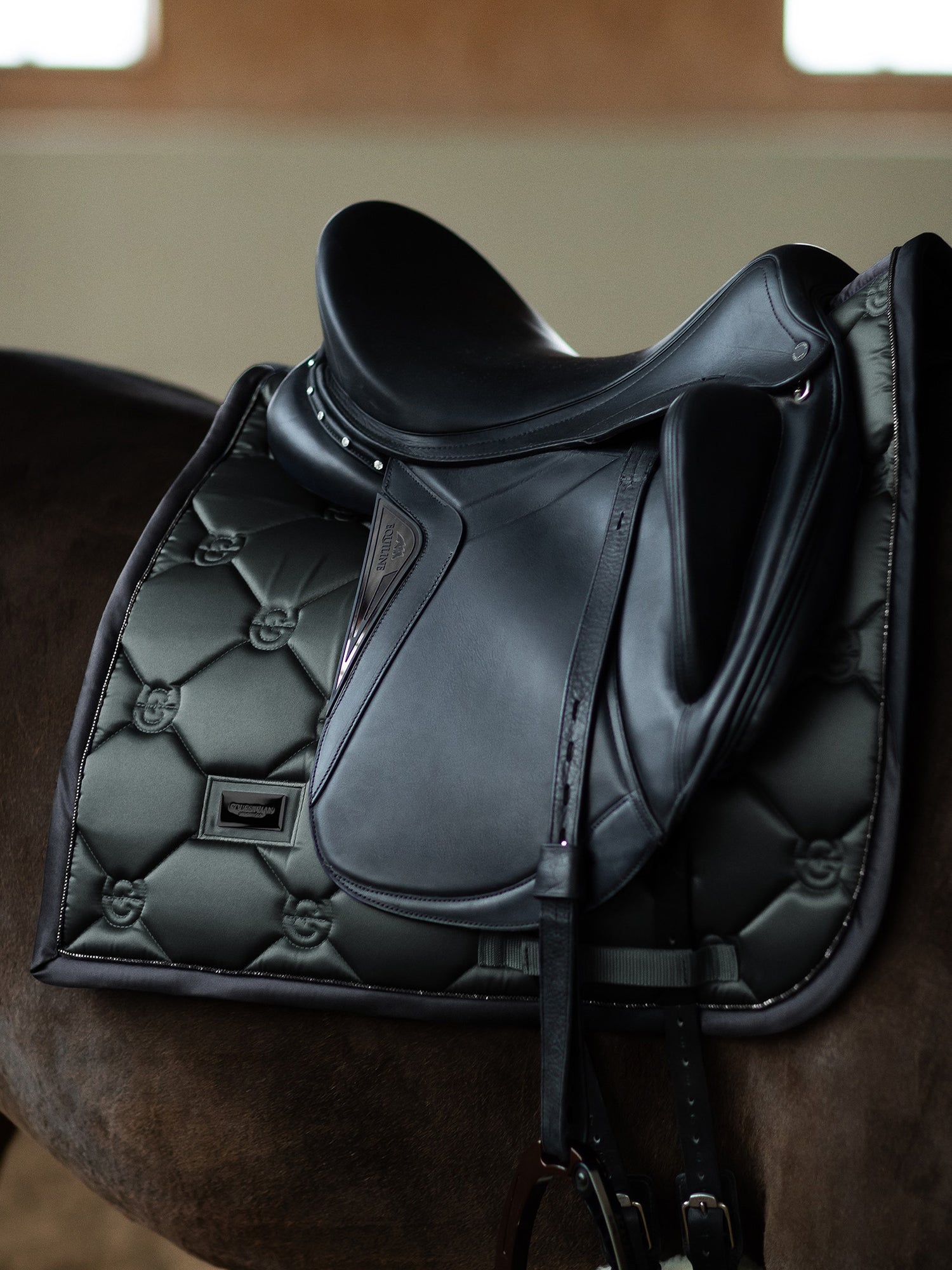 Dressage Saddle Pad + Vision Top - Avenue Green