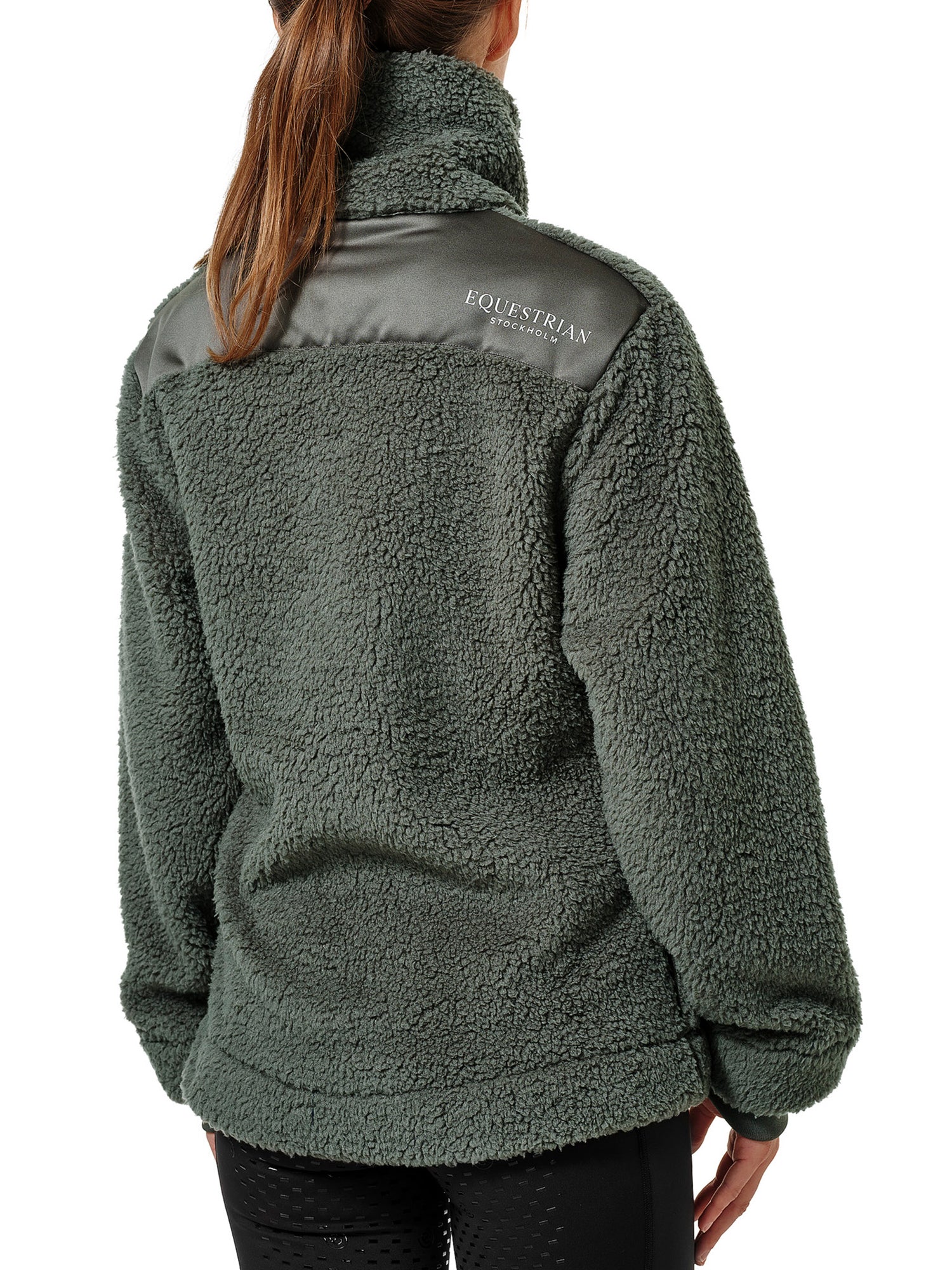 Teddy Fleece Jacket Avenue Green