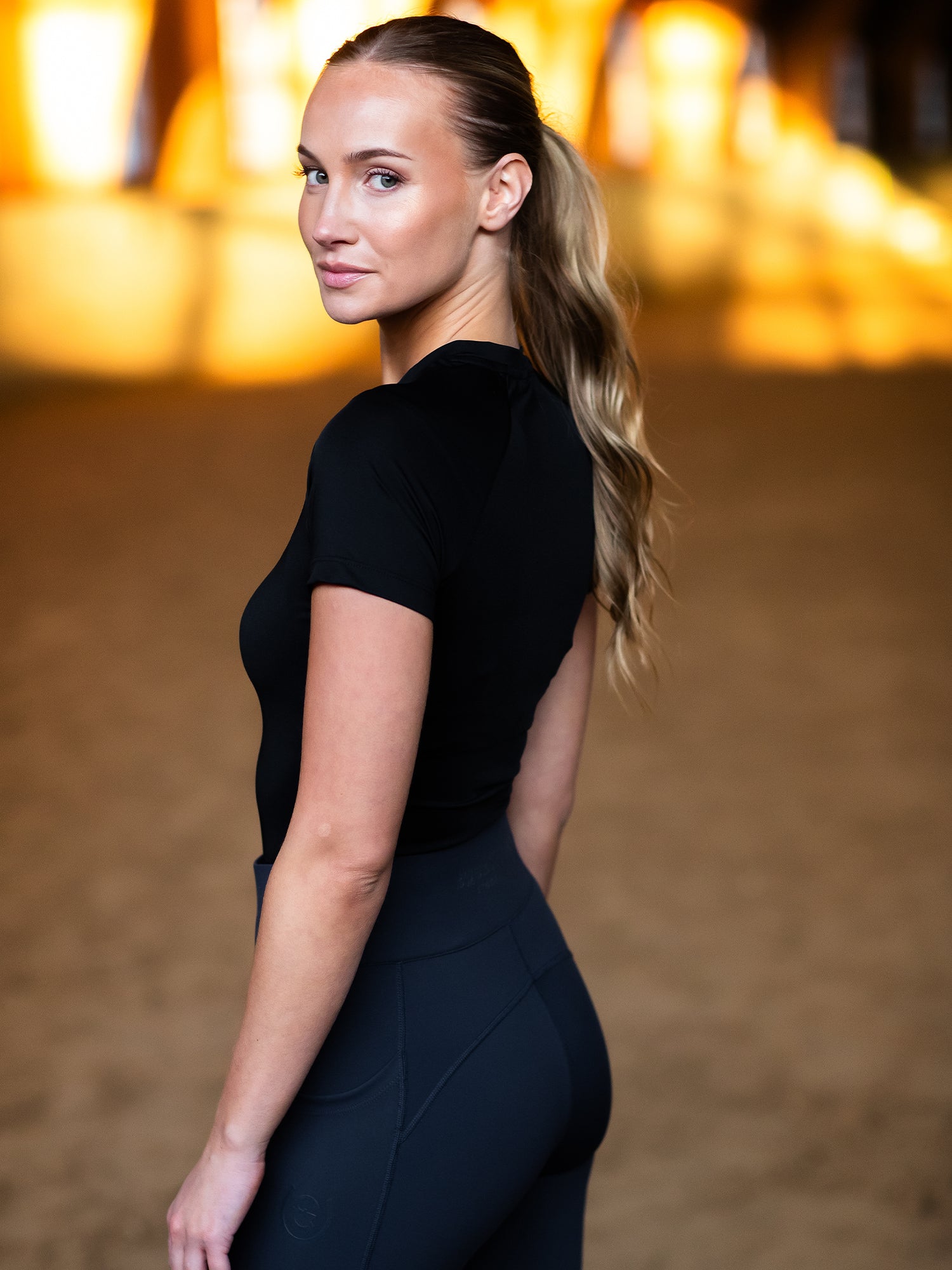 Haut Dynamic Base layer à manches courtes Black