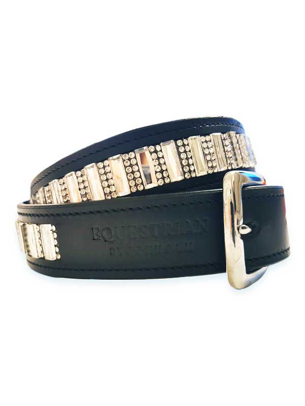 Belt Contest Black Thin | Equestrian Stockholm display picture 1