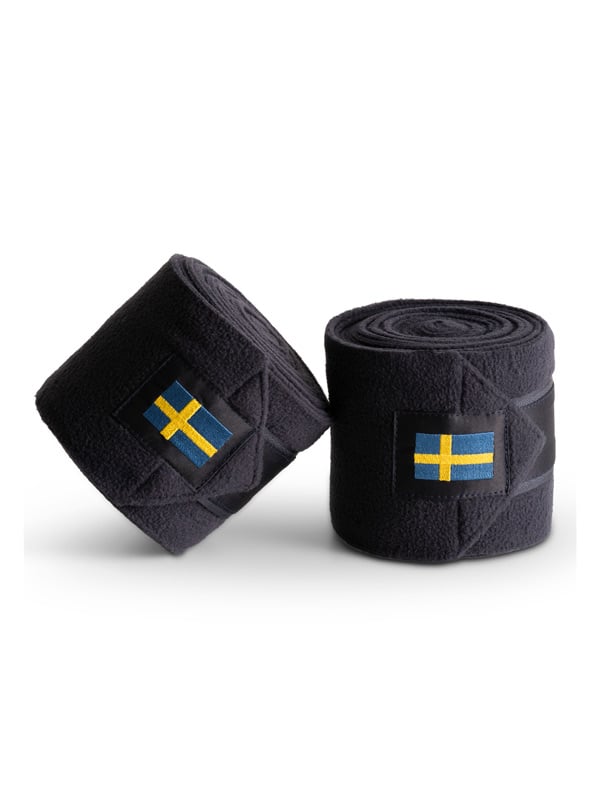 Fleecebandagen Sweden Nation blau