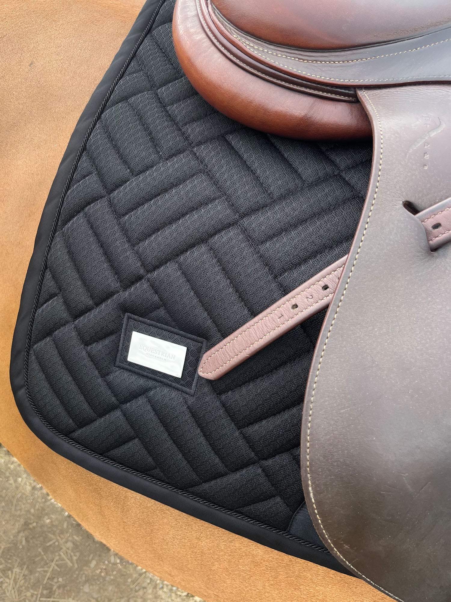 Jump Saddle Pad Modern Mesh Black