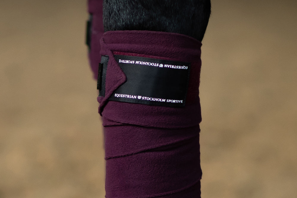 Fleece Bandages Sportive Black Raven