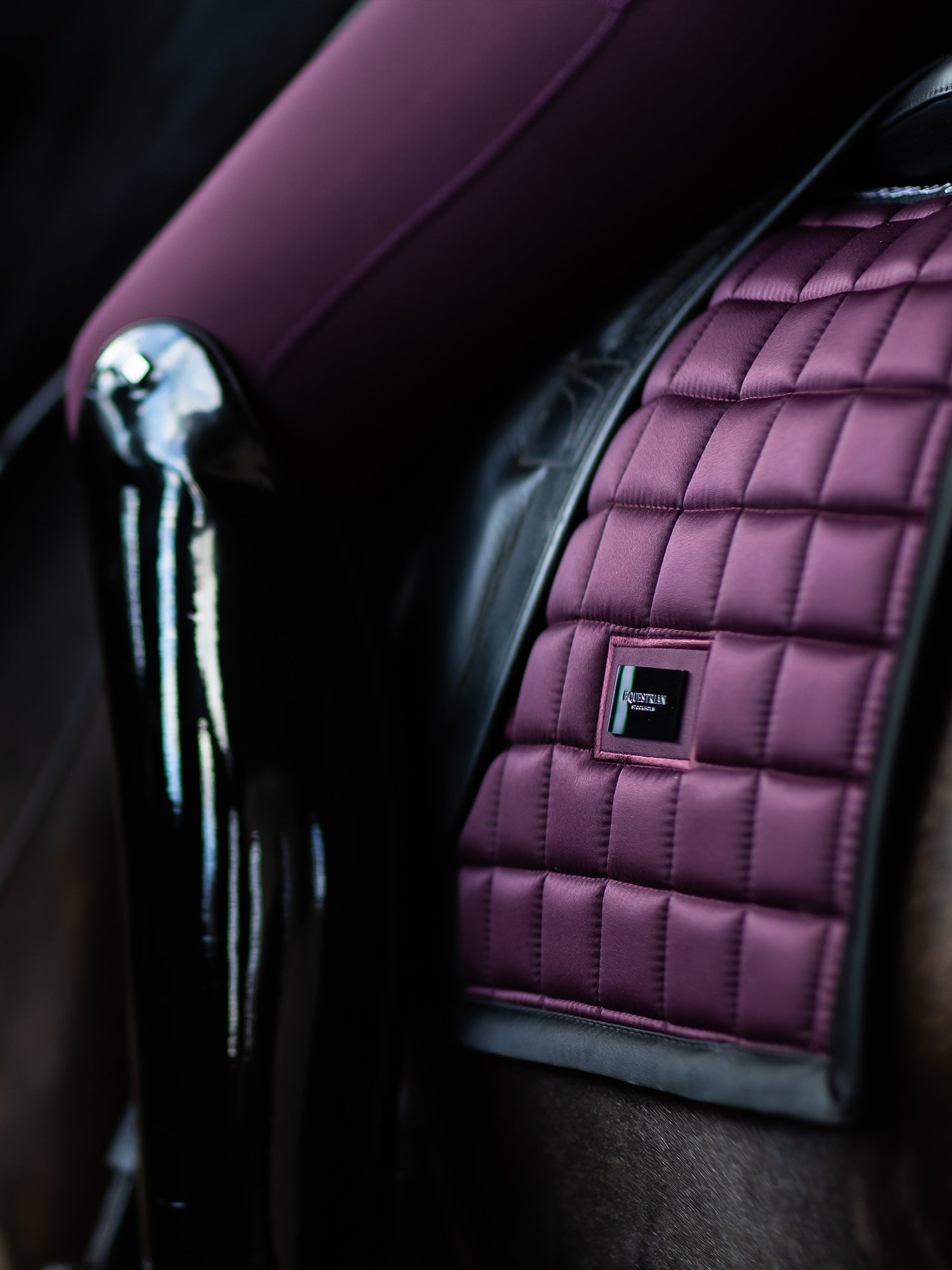 Dressage Saddle Pad Performance Black Raven