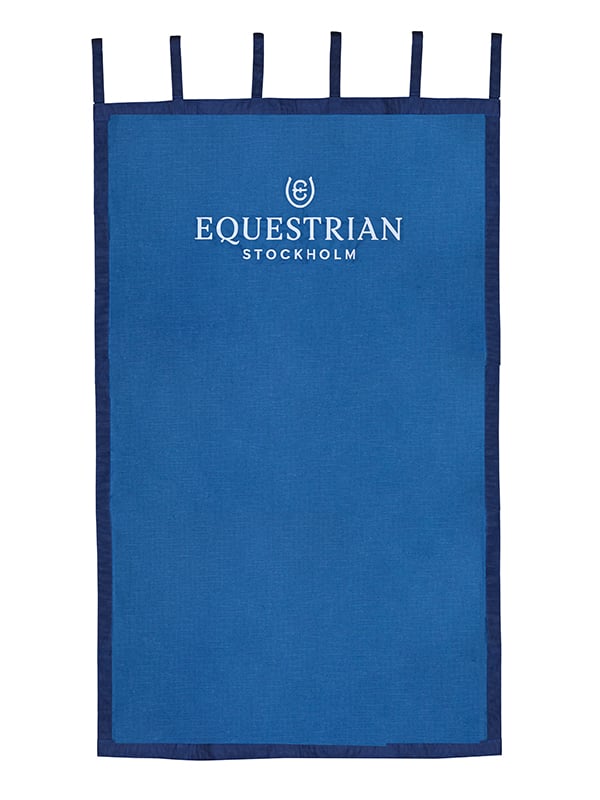 Stable Curtain Blue Meadow – Equestrian Stockholm