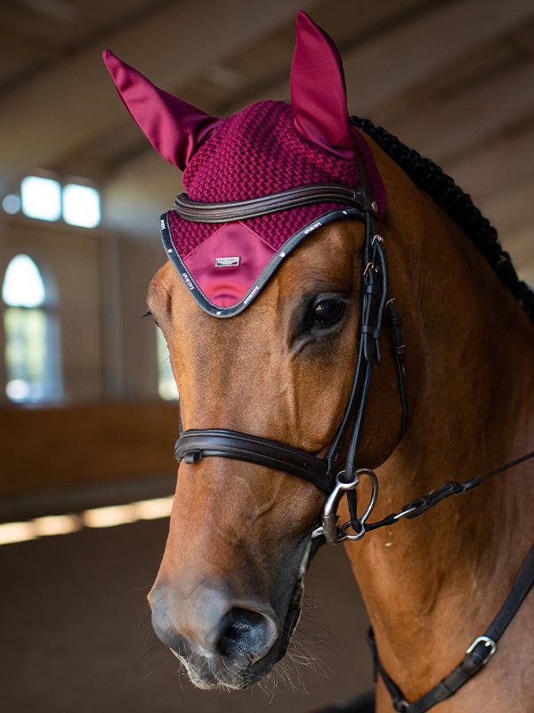 Ear Bonnet Sportive Dark Bordeaux