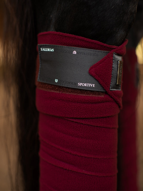 Polo Wraps Sportive Dark Bordeaux