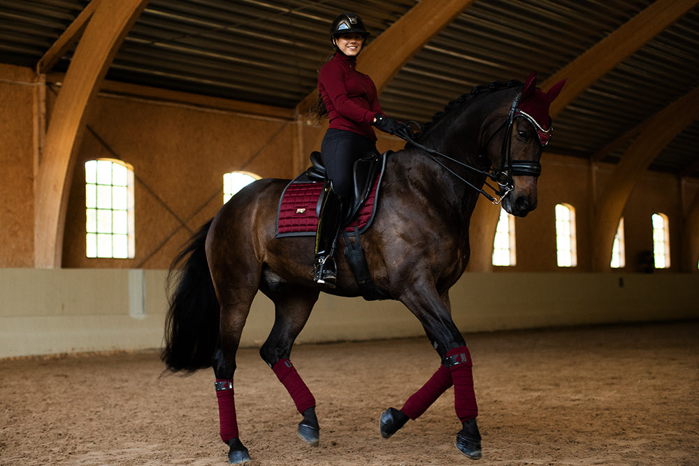 Fleecebandagen Sportive Dark Bordeaux