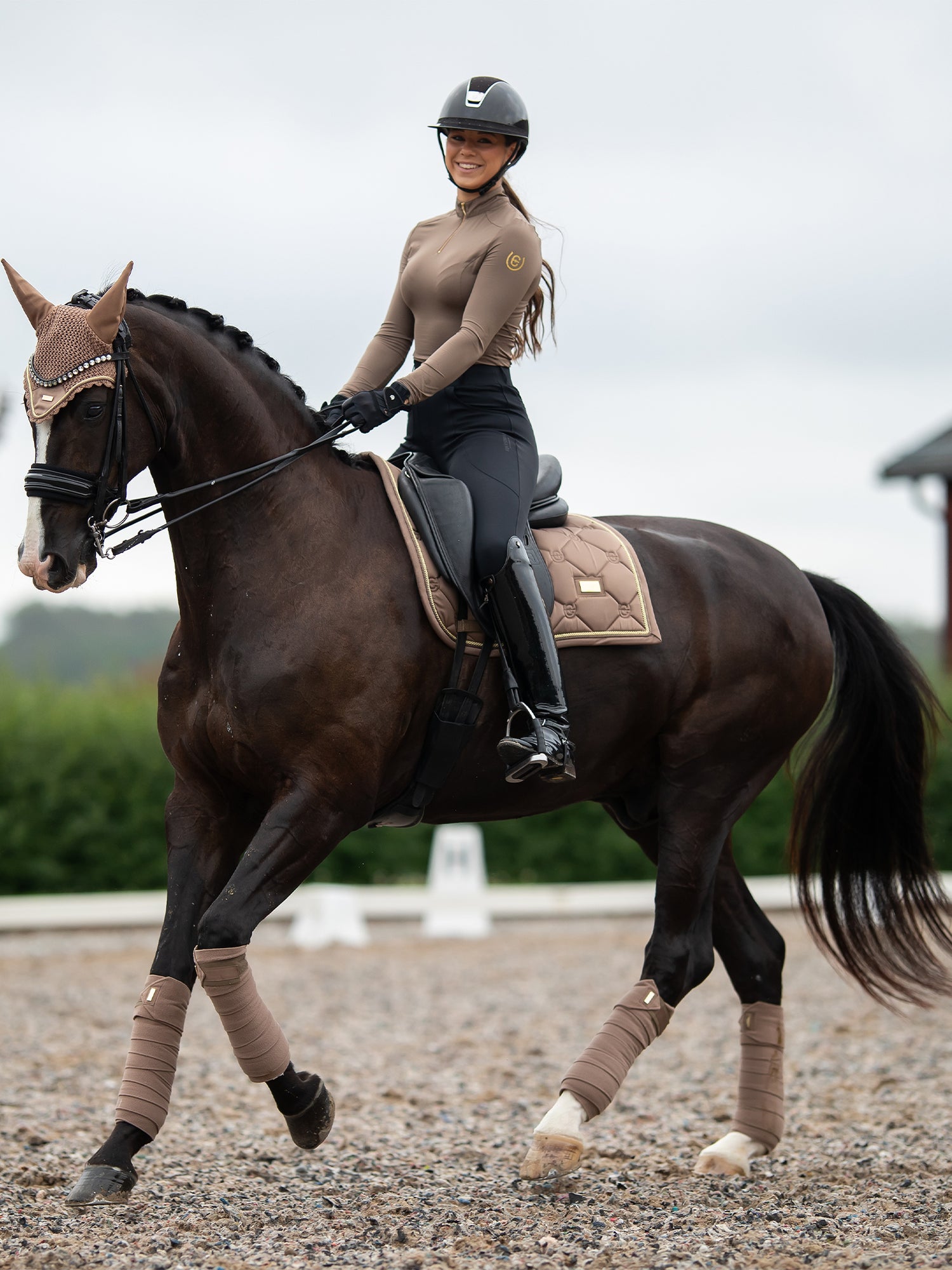 Dressage Saddle Pad Champagne