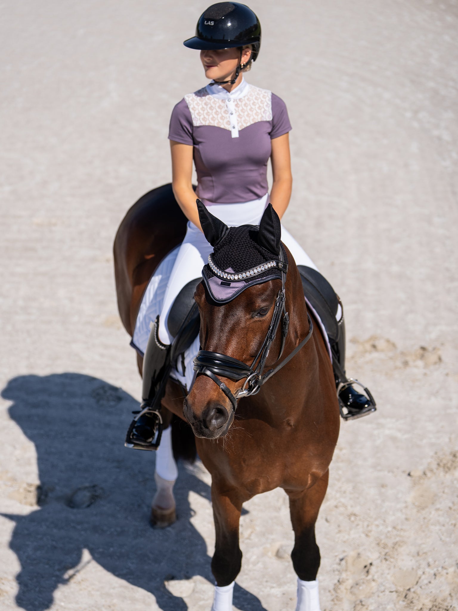 Crystal Champion Competition Top Dark Violet | Equestrian Stockholm