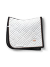 Dressage Saddle Pad Modern White Dark Ocean