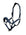 Glimmer Anatomic Leather Halter Dark Venice