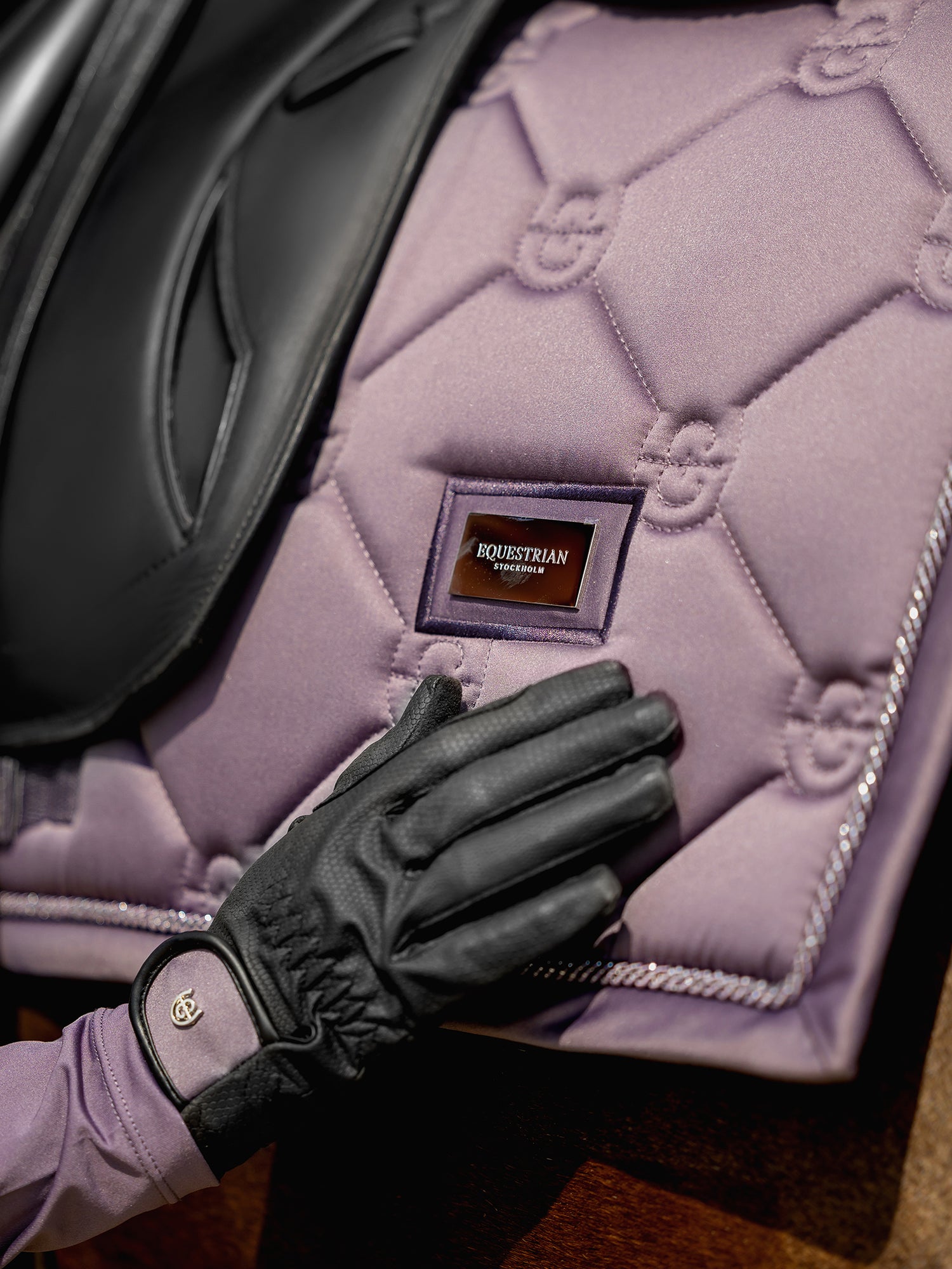 Gants d’équitation Motion Dark Violet