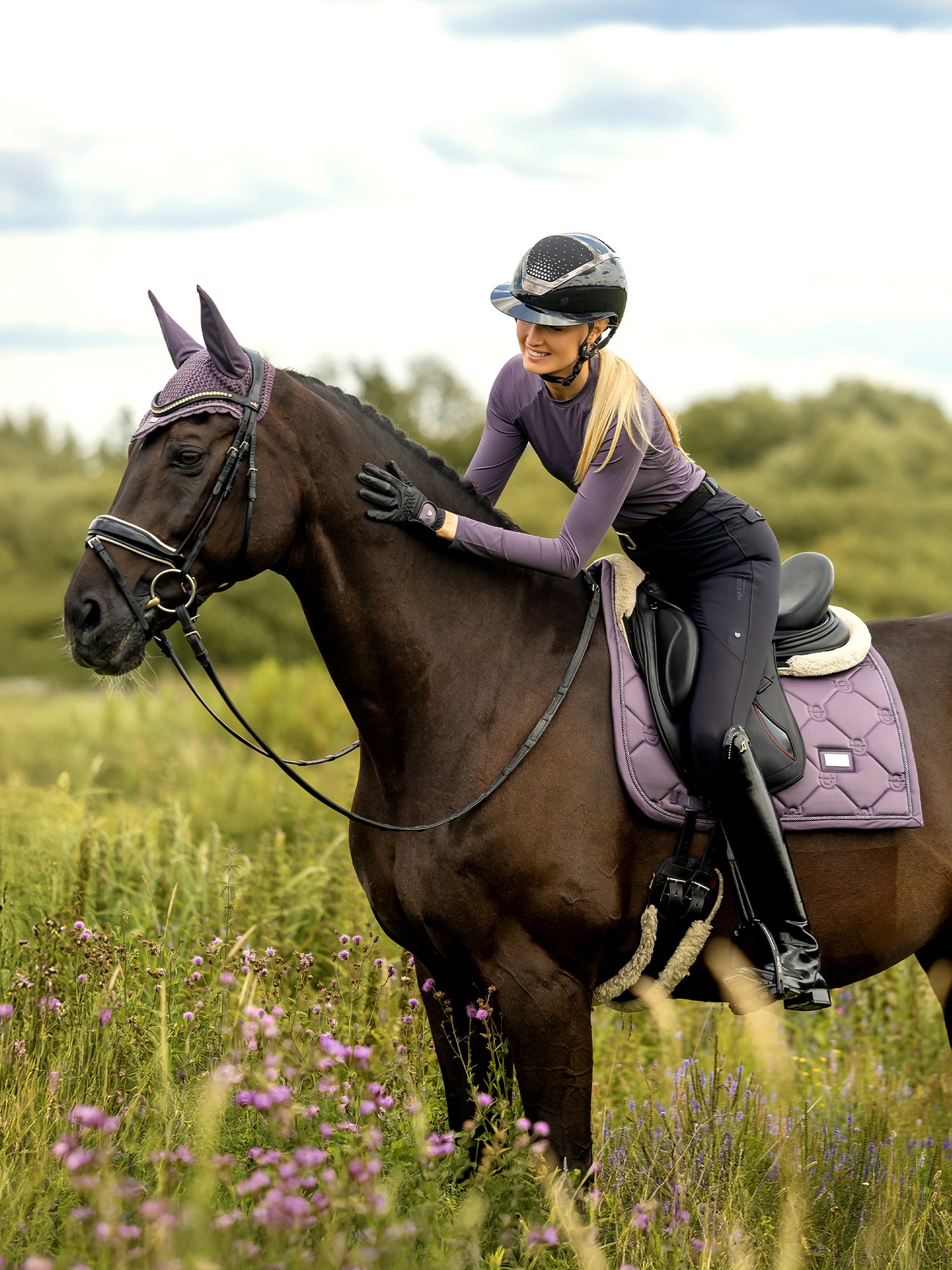 Tapis de dressage Dark Violet