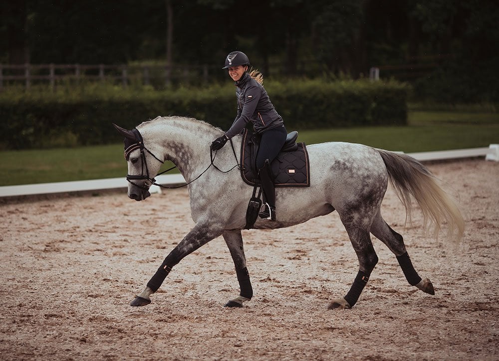 Dressage Saddle Pad Dark Sky | Equestrian Stockholm