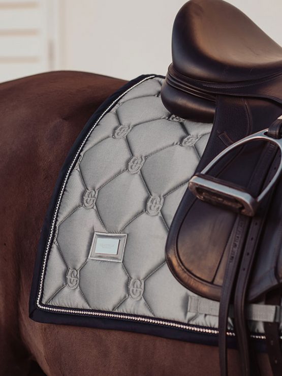 Dressage Saddle Pad Crystal Grey