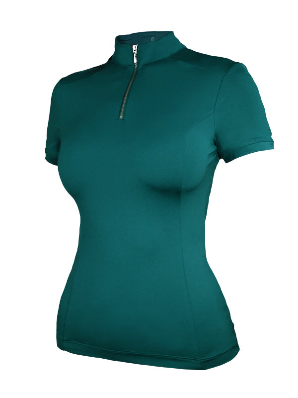 UV Protection Top Short Sleeve Emerald