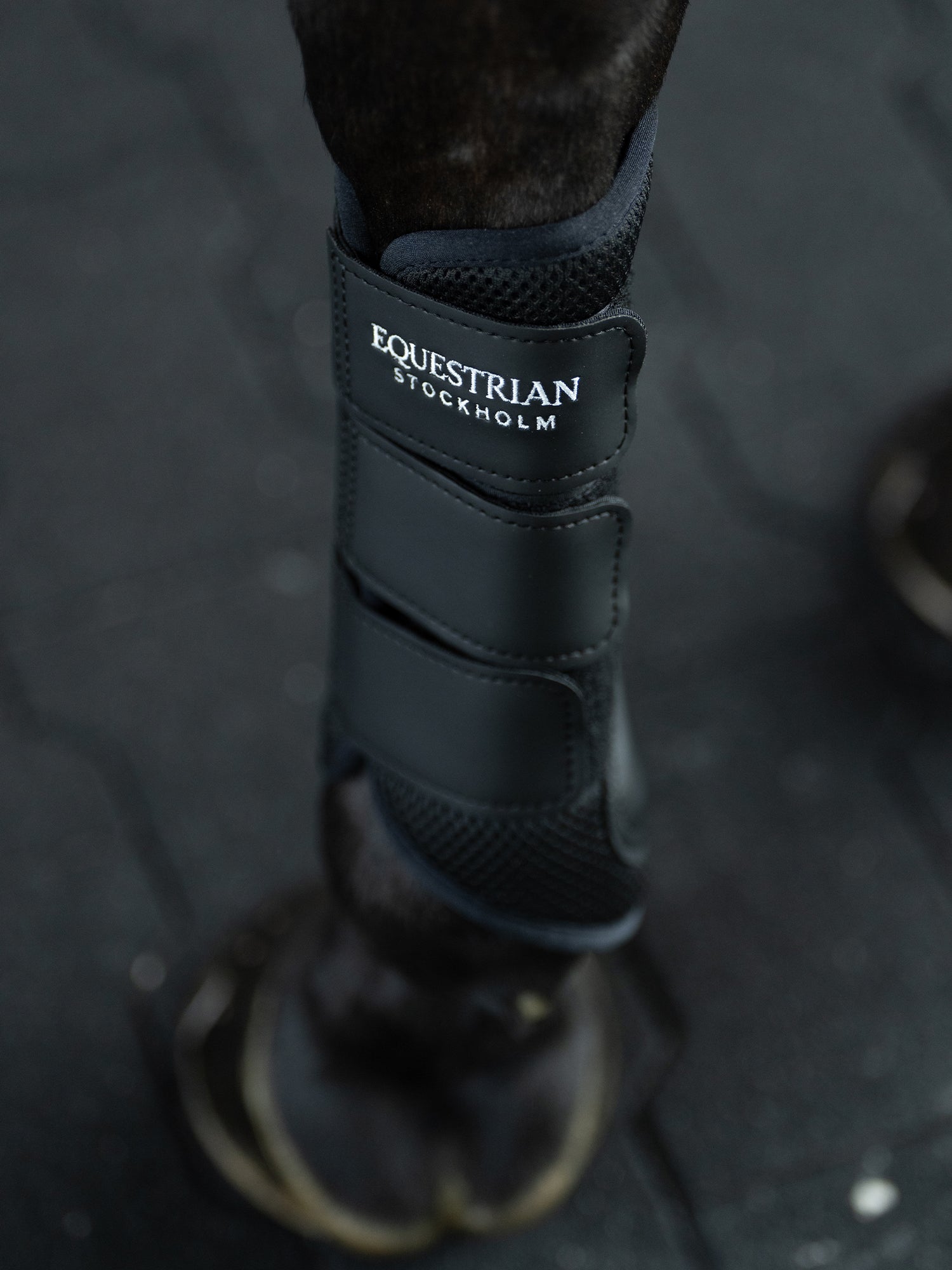 Mesh Brushing Boots Everyday Black