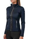 Fleece Jacket Navy Silver