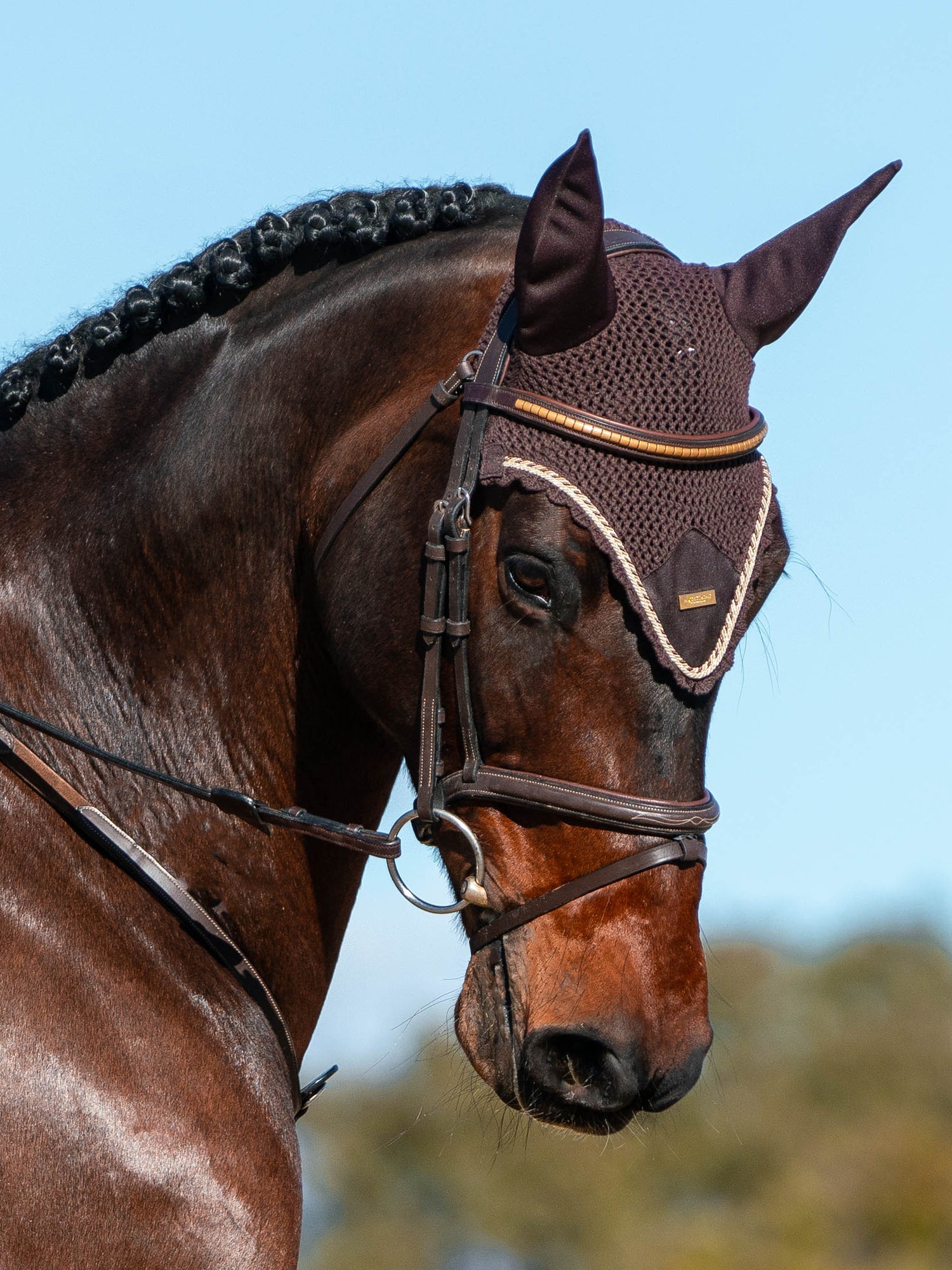 Ear Bonnet Golden Brown