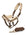 Fur Halter & Lead Rope Champagne