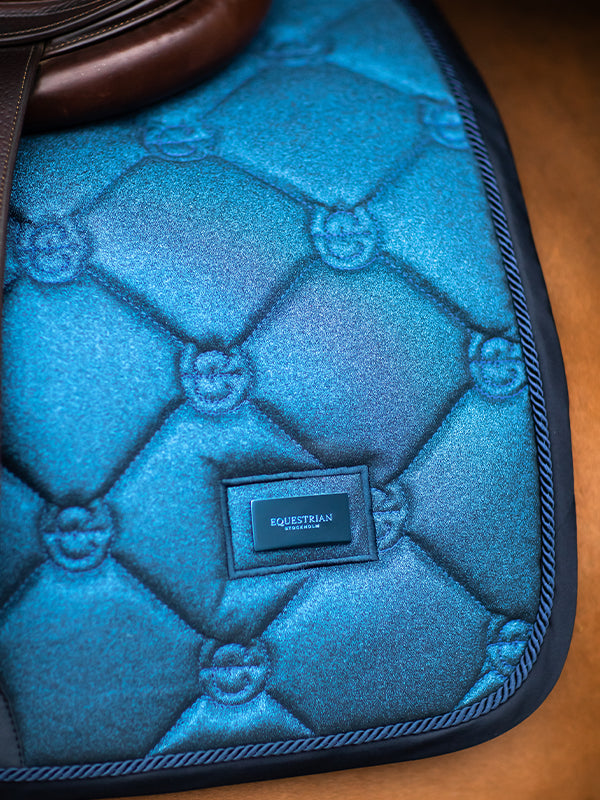 Jump Saddle Pad Blue Meadow Glimmer