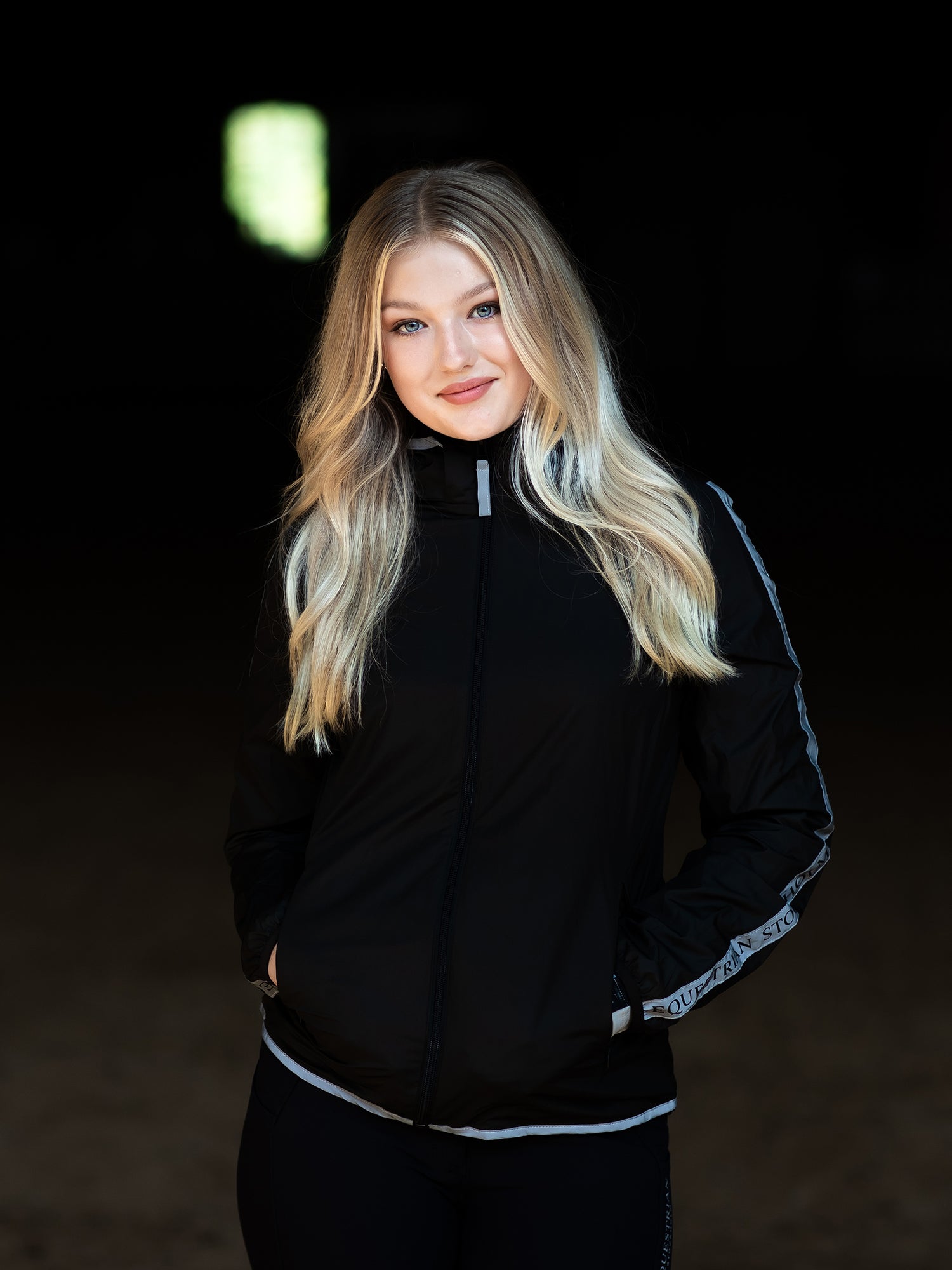 Reflective Jacket Luminous Black