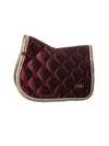 Jump Saddle Pad Crystal Merlot Gold