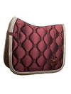 Dressage Saddle Pad Crystal Merlot Gold