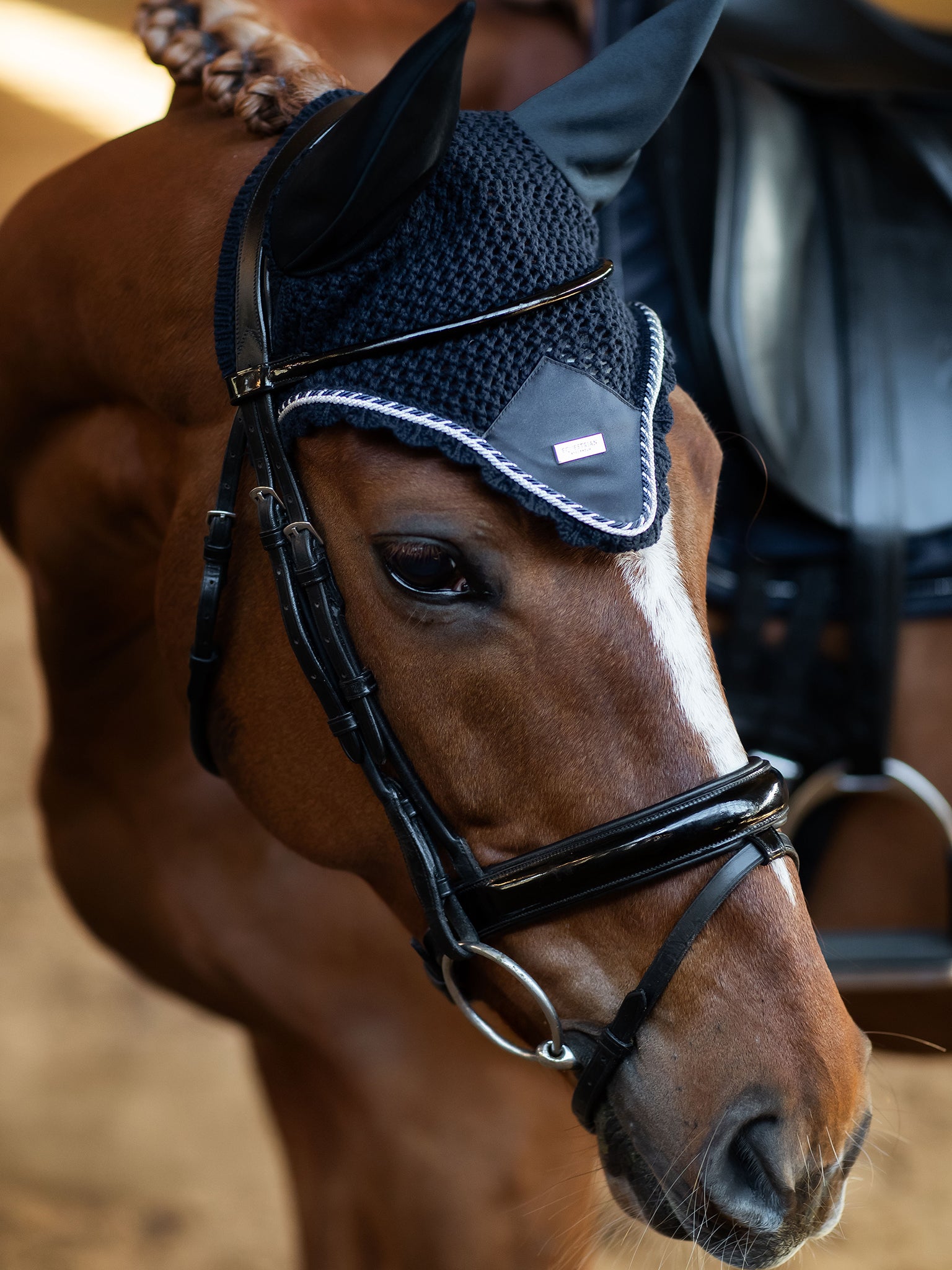 Ear Bonnet Midnight Blue | Equestrian Stockholm