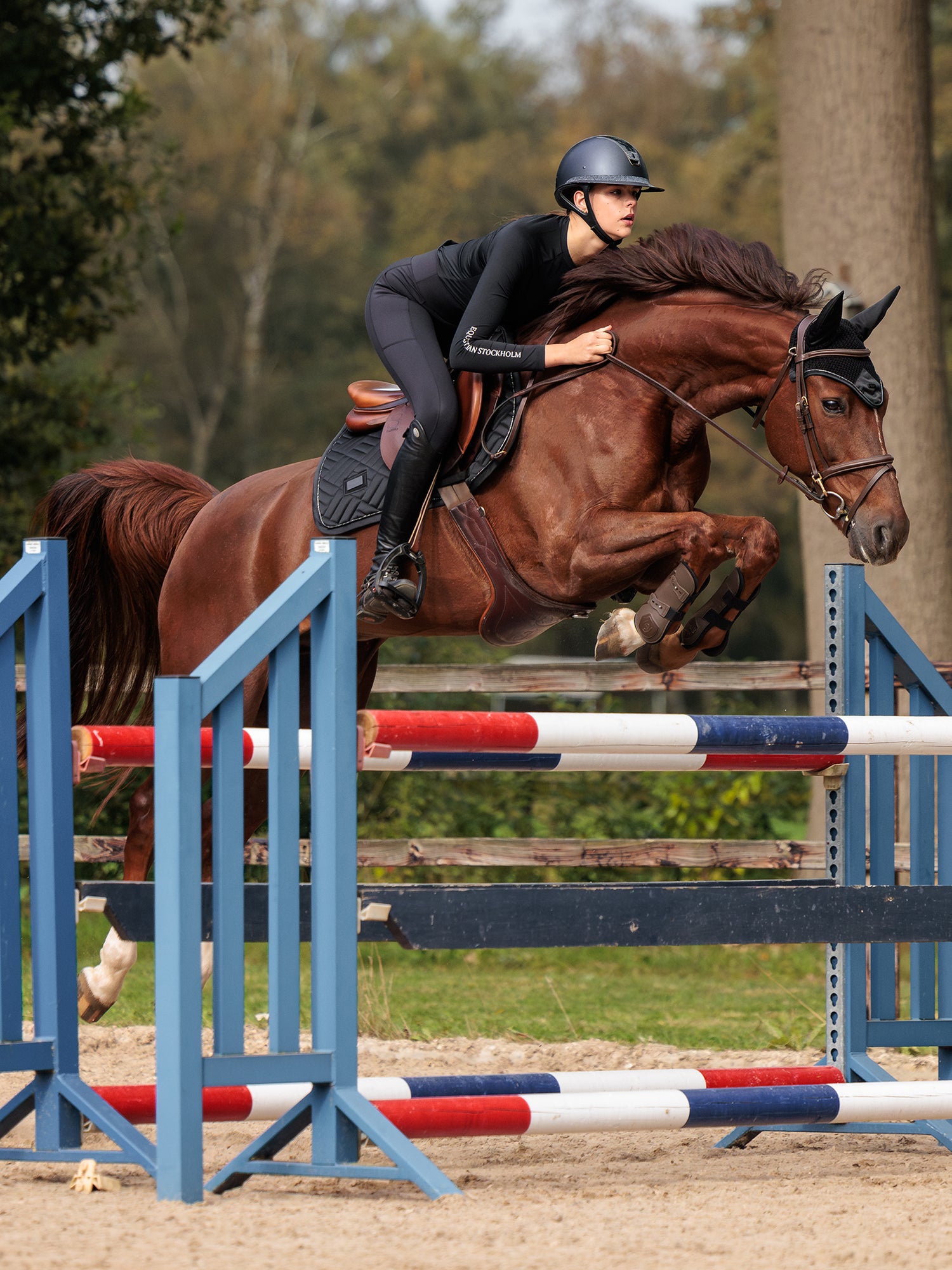 Jump Saddle Pad Modern Black