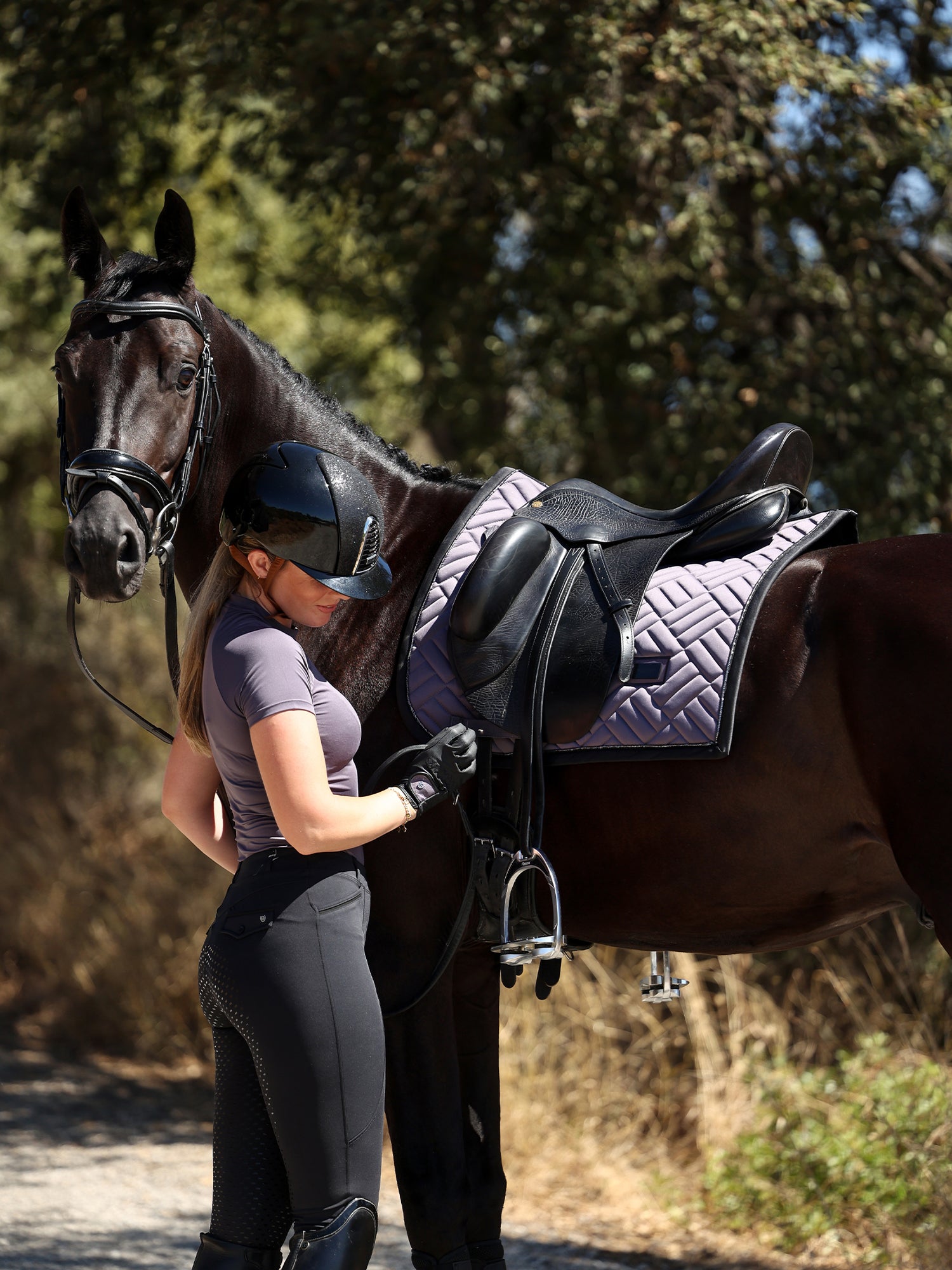 Tapis de dressage Modern Dark Violet