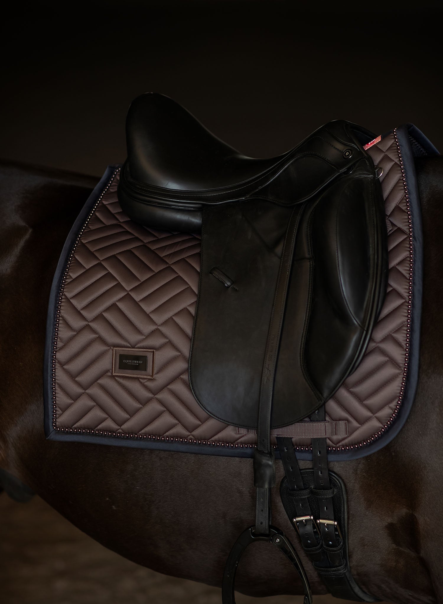 Dressage Saddle Pad Modern Mocha