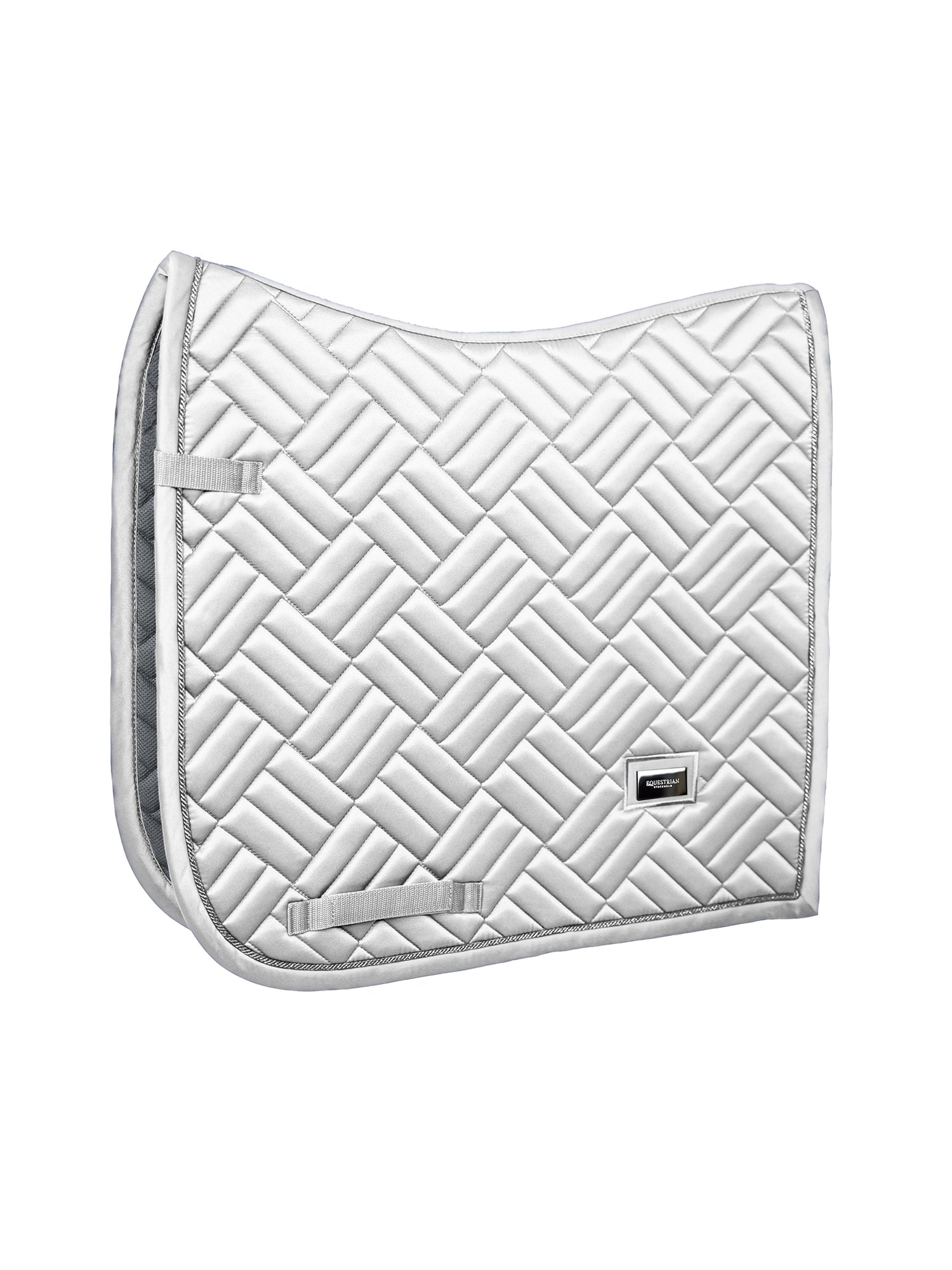 Dressage Saddle Pad Modern White Perfection