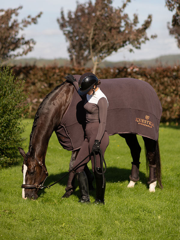 Fleece Blanket Explore Moonless Night | Equestrian Stockholm