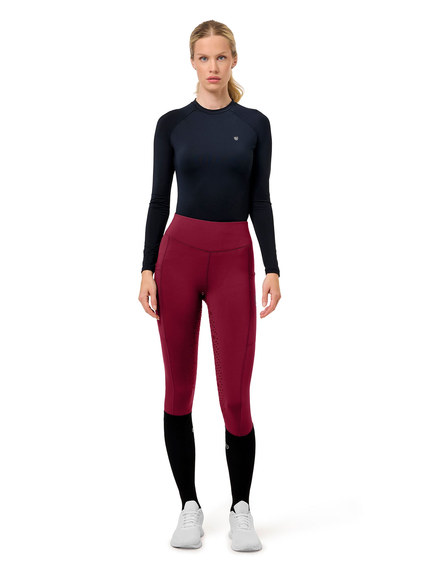Riding Tights Movement Merlot