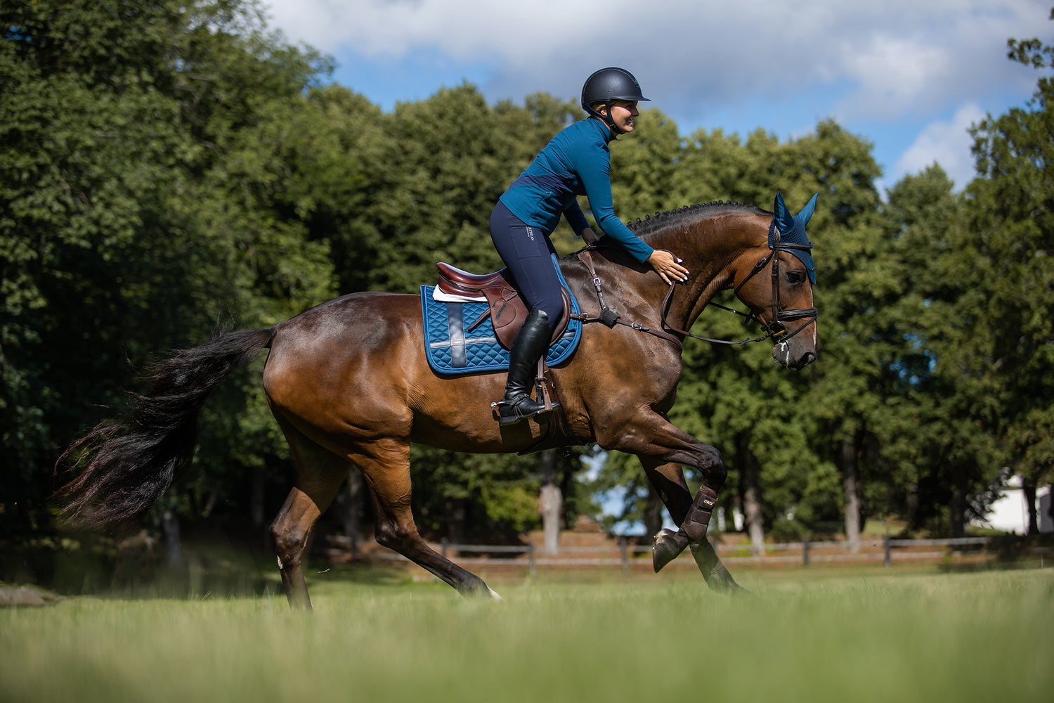 Jump Saddle Pad No Boundaries Monaco Blue