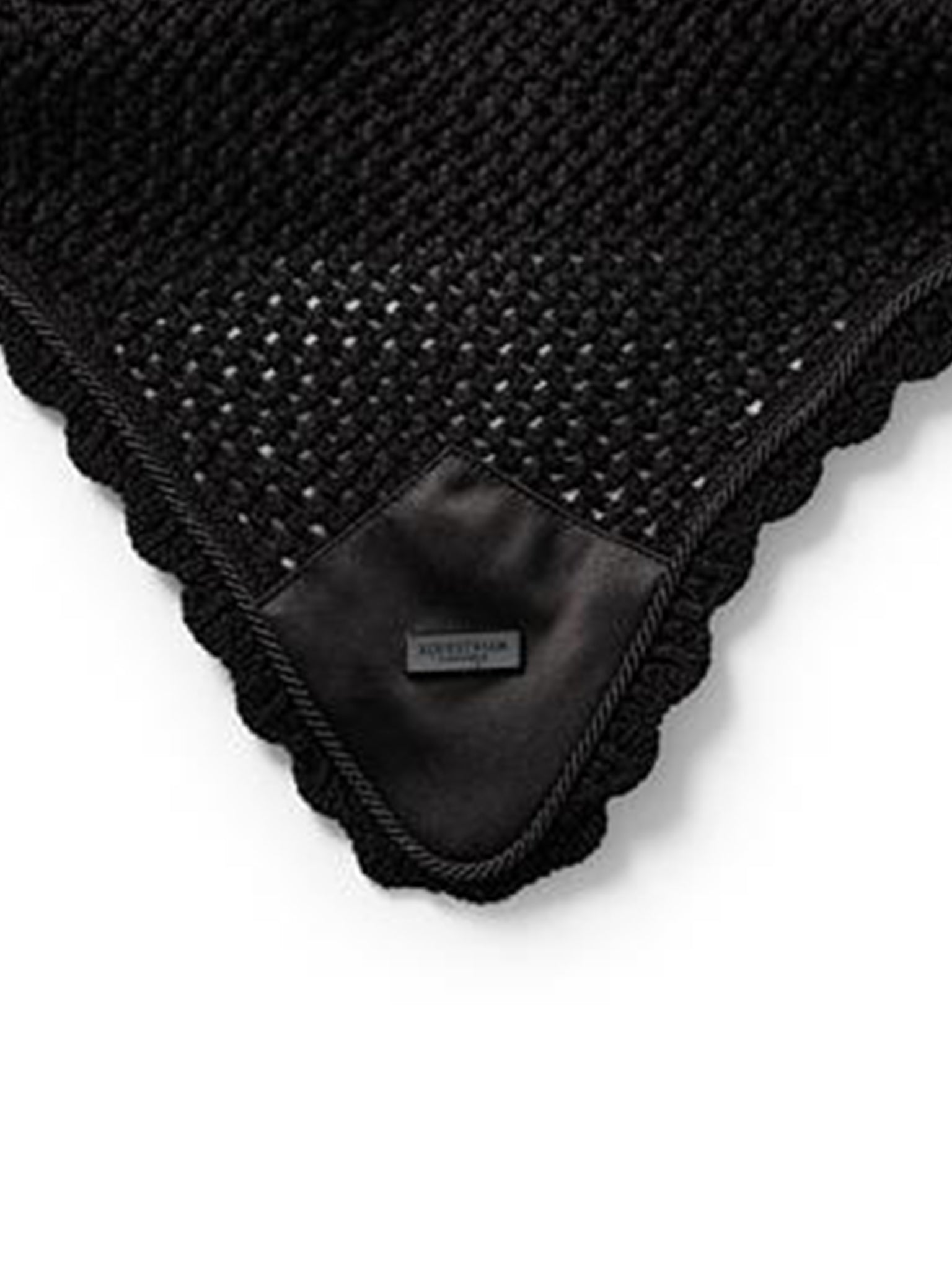 Ear Bonnet Plain Black | Equestrian Stockholm
