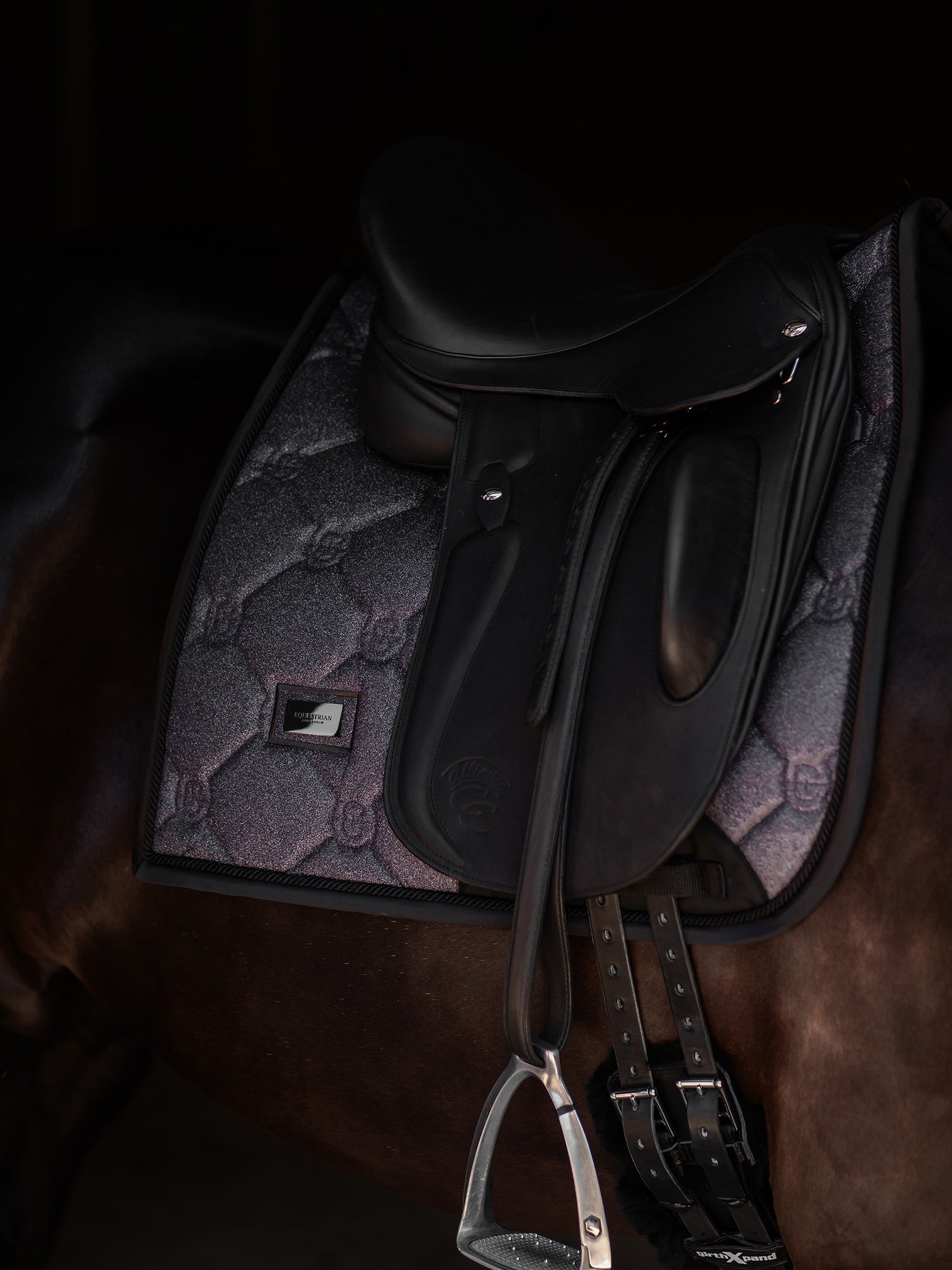 Dressage Saddle Pad Purple Glimmer