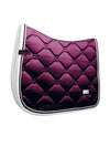 Dressage Saddle Pad Purple White Edge